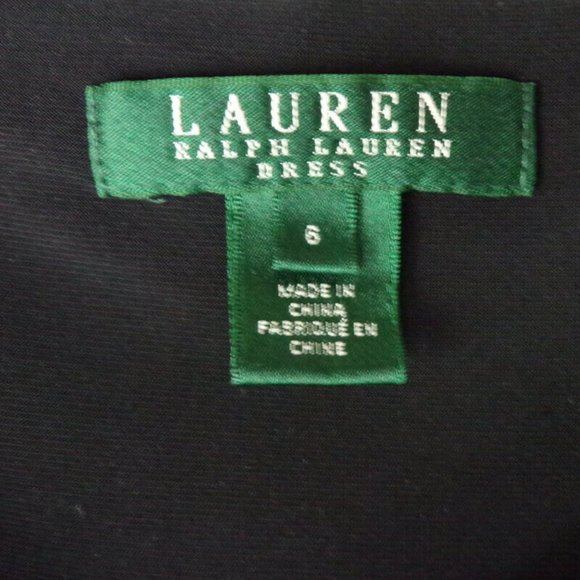 Lauren Ralph Lauren Two-Tone Print Shirred 2426 - Picture 2 of 7